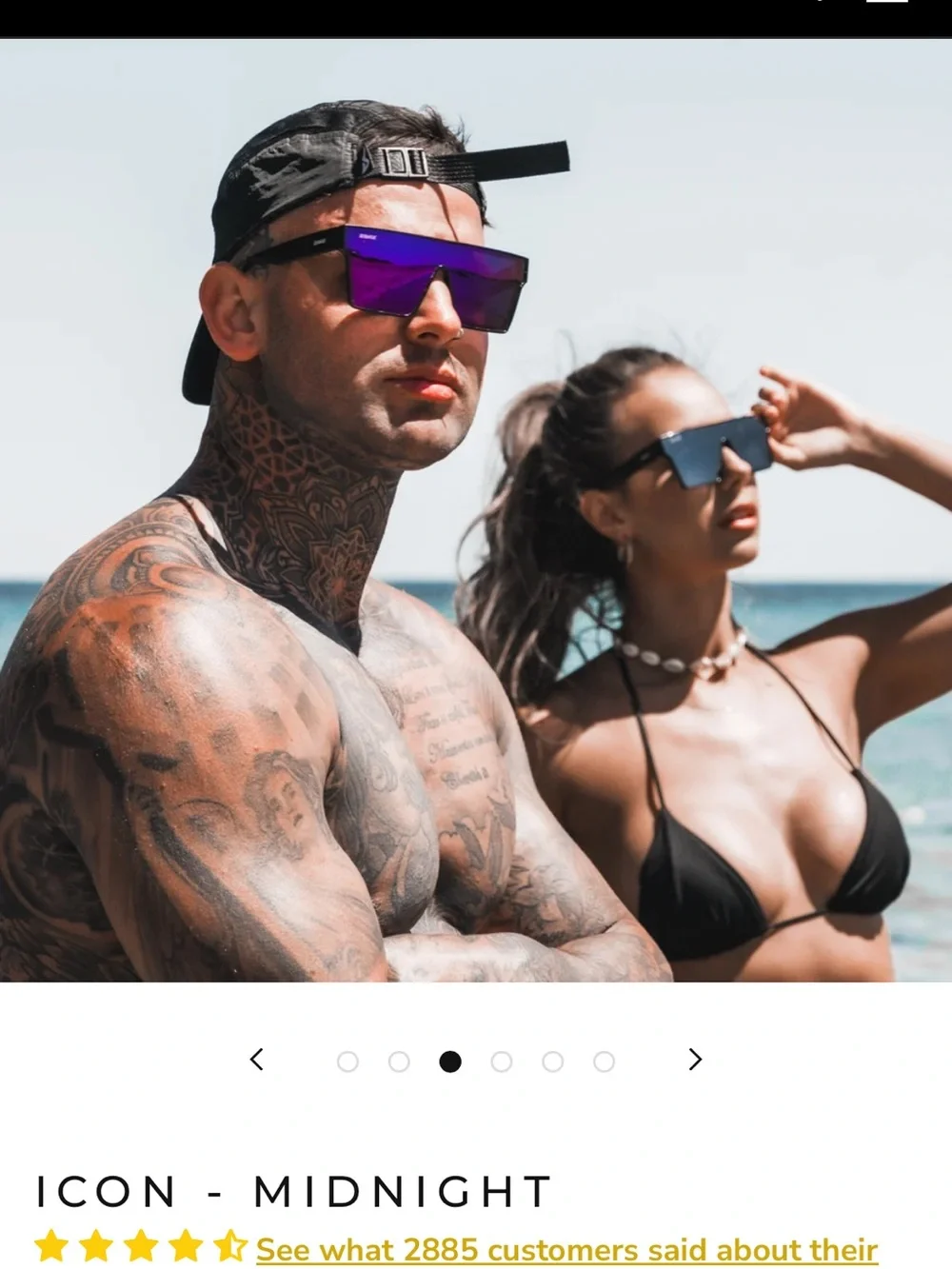 II savage midnight sunglasses and sleeve pouch